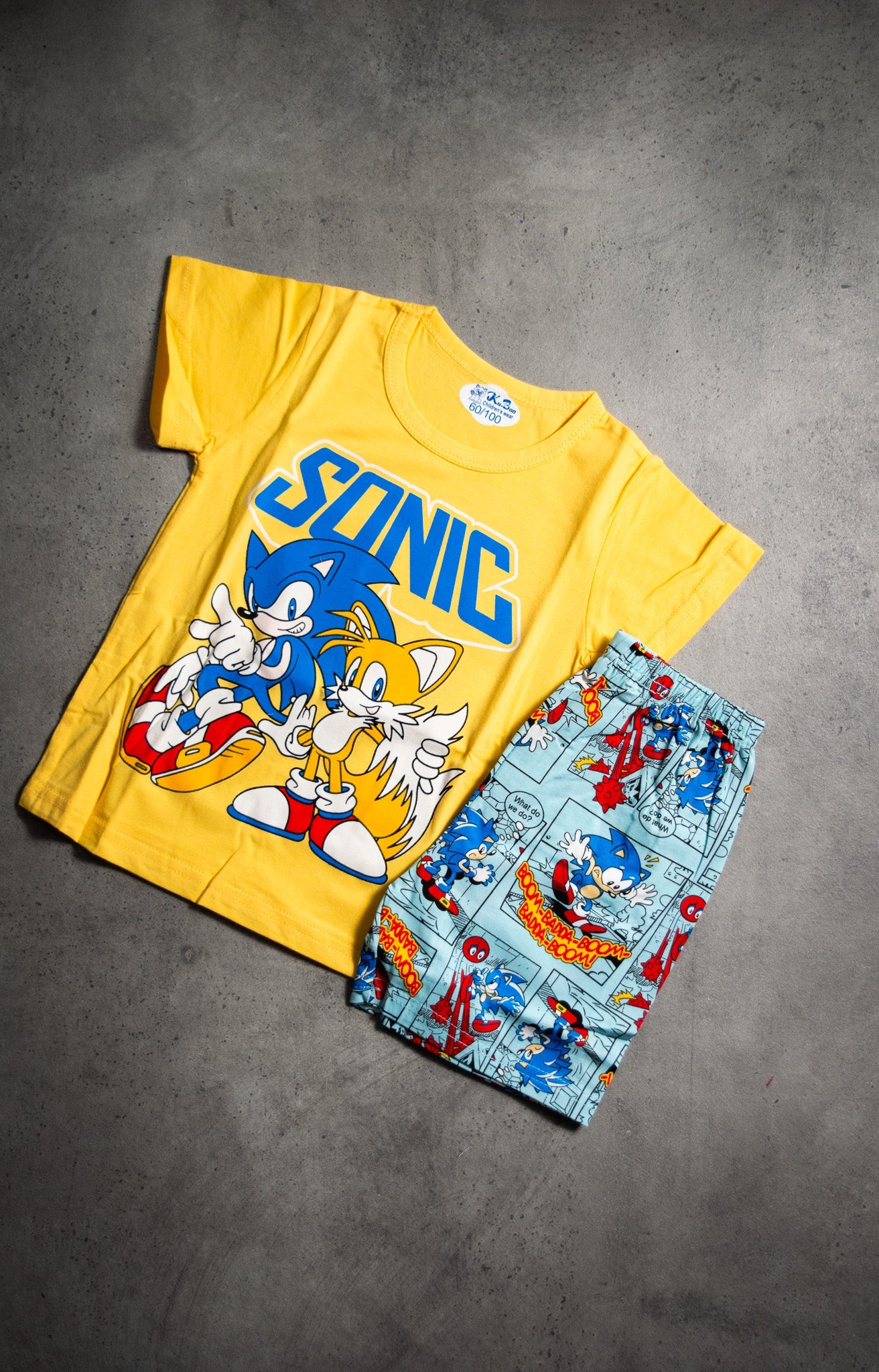 Boys Sonic Character T-shirt Short