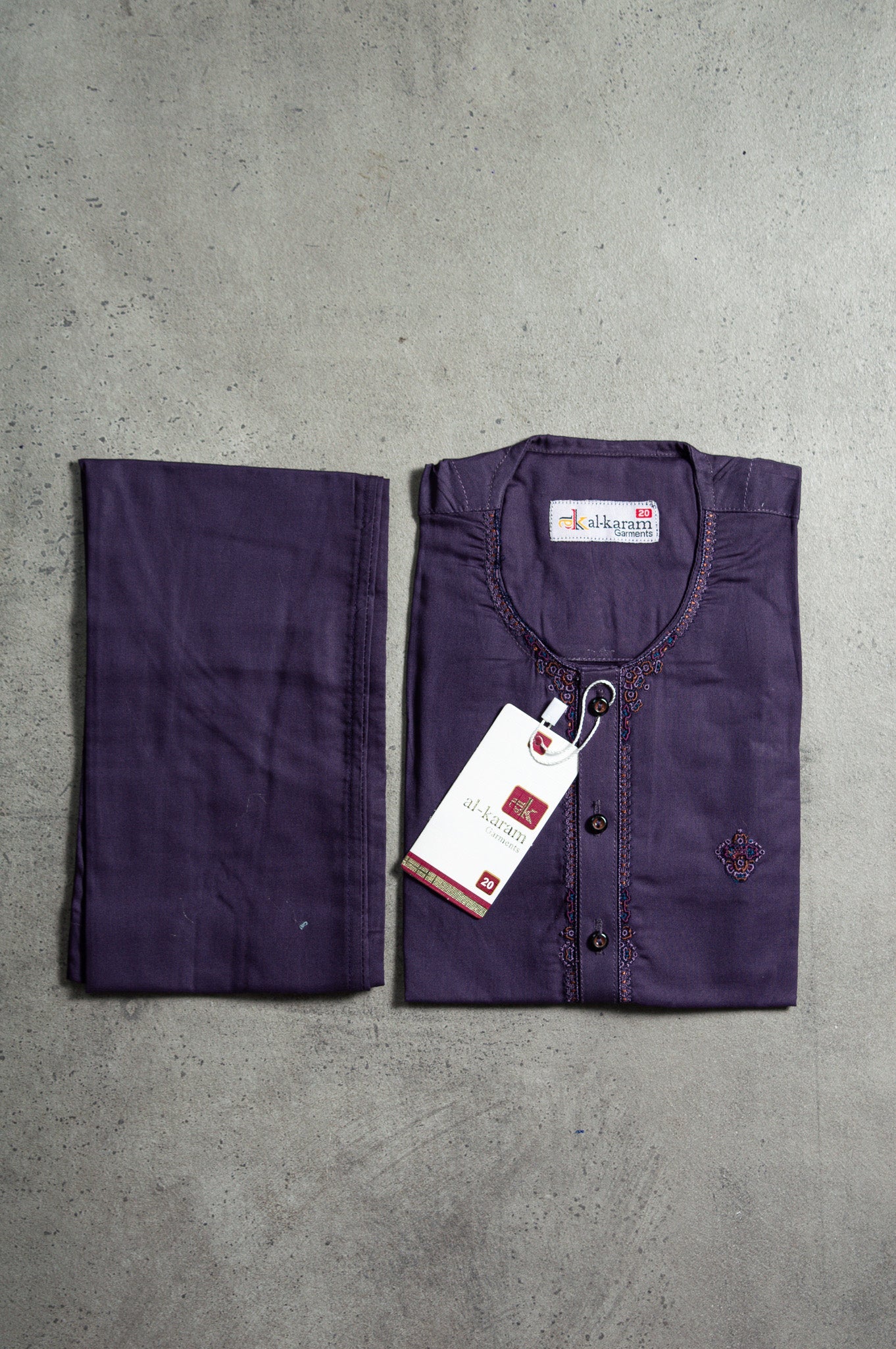 Infant Boys Cotton Embroidered Kurta Shalwar