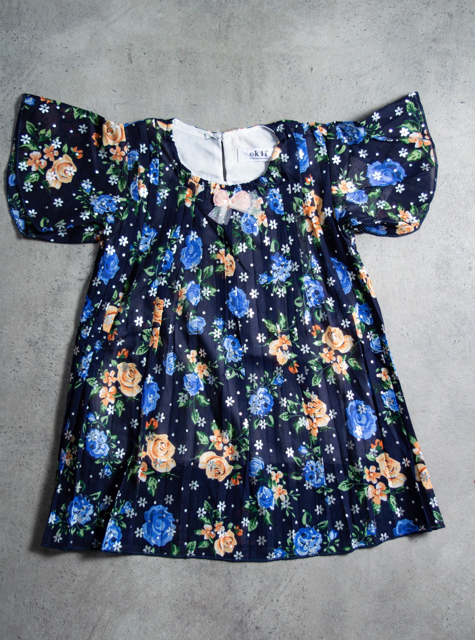 Girls Chiffon Casual Top Black