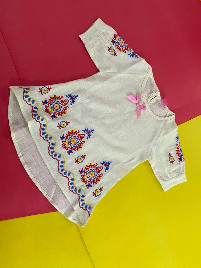 Girls Embroidery Tops