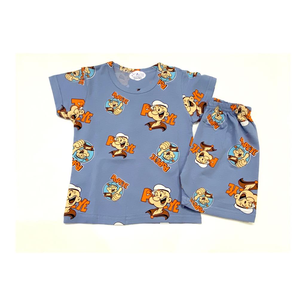 Boys Popeye Theme T-shirt & Short