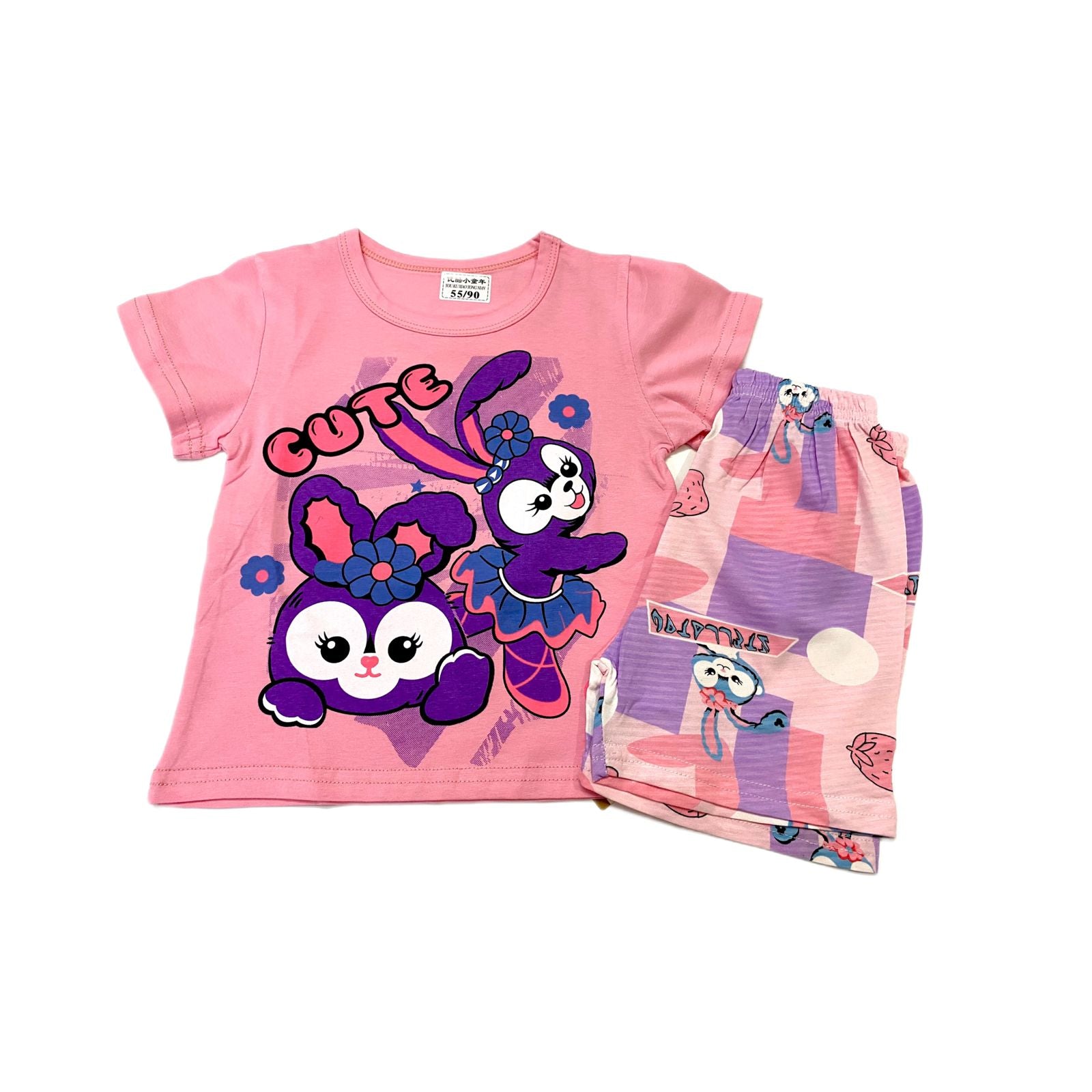 Girls Theme T-shirt & Short