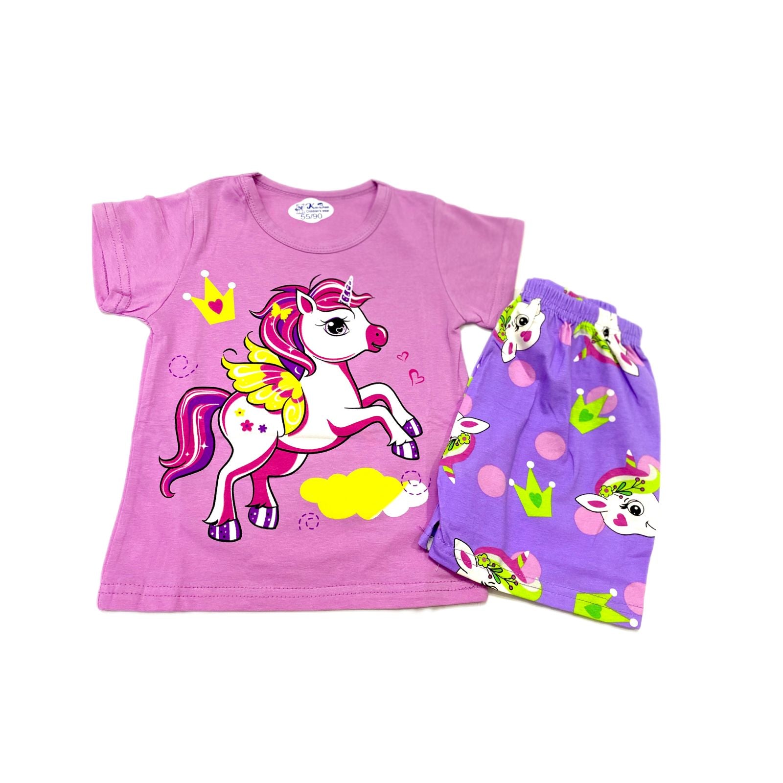 Girls Theme T-shirt & Short