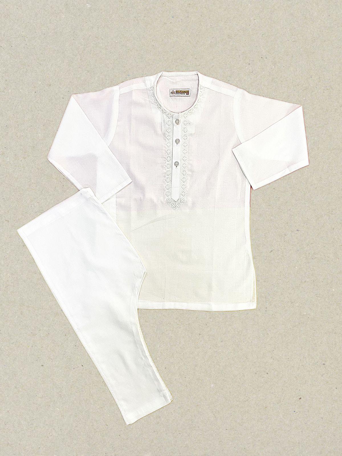 White Embroidered Kurta Shalwar