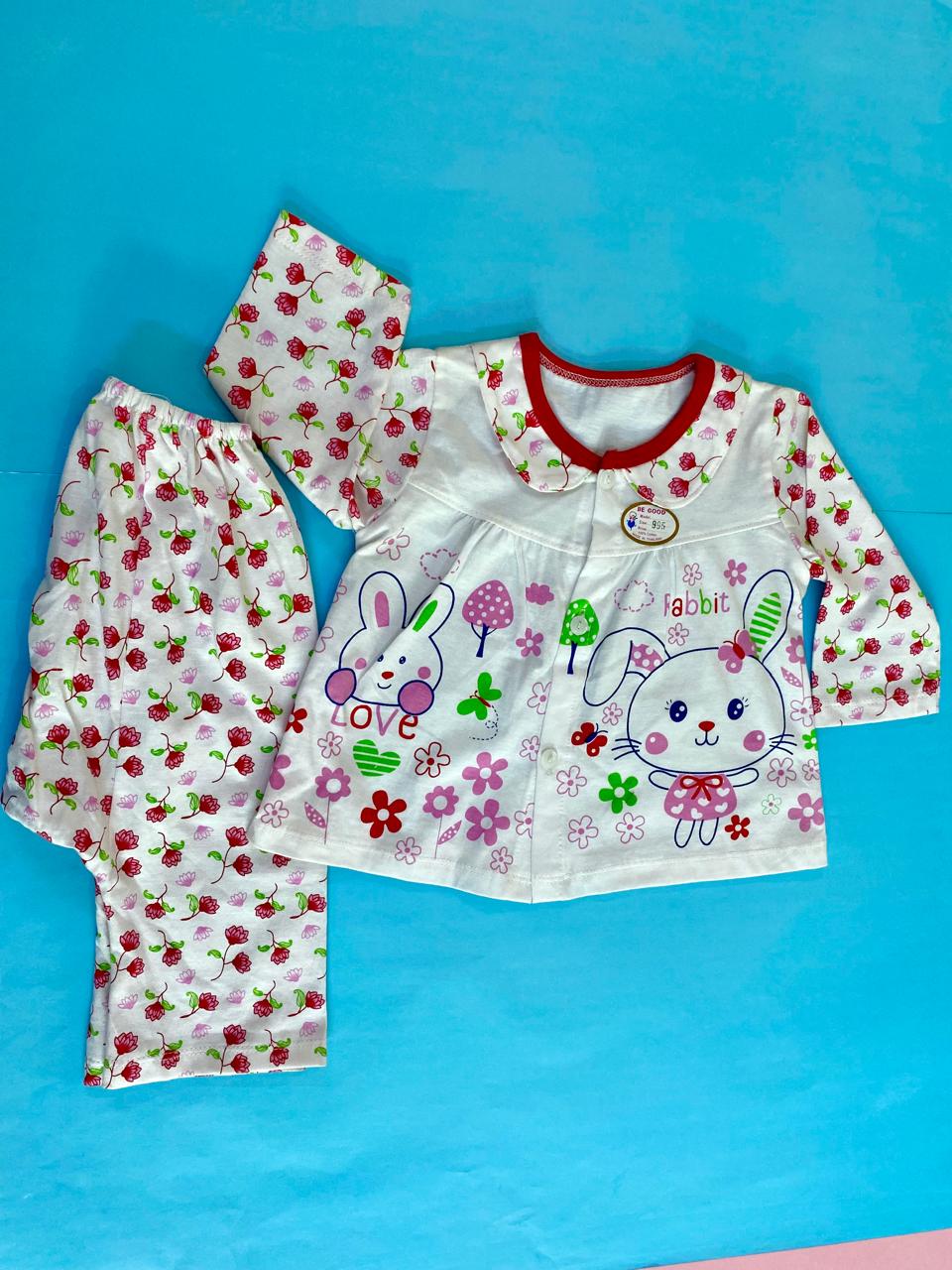 Baby Girls 2pc Night Suit