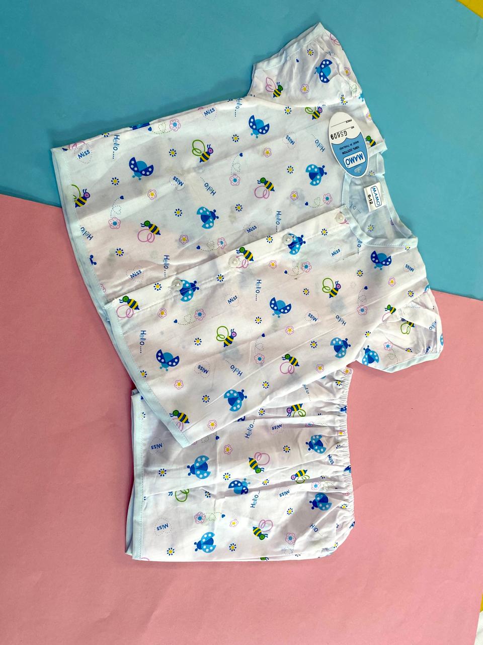 Kids 2pc Night Suit - Paper Cotton